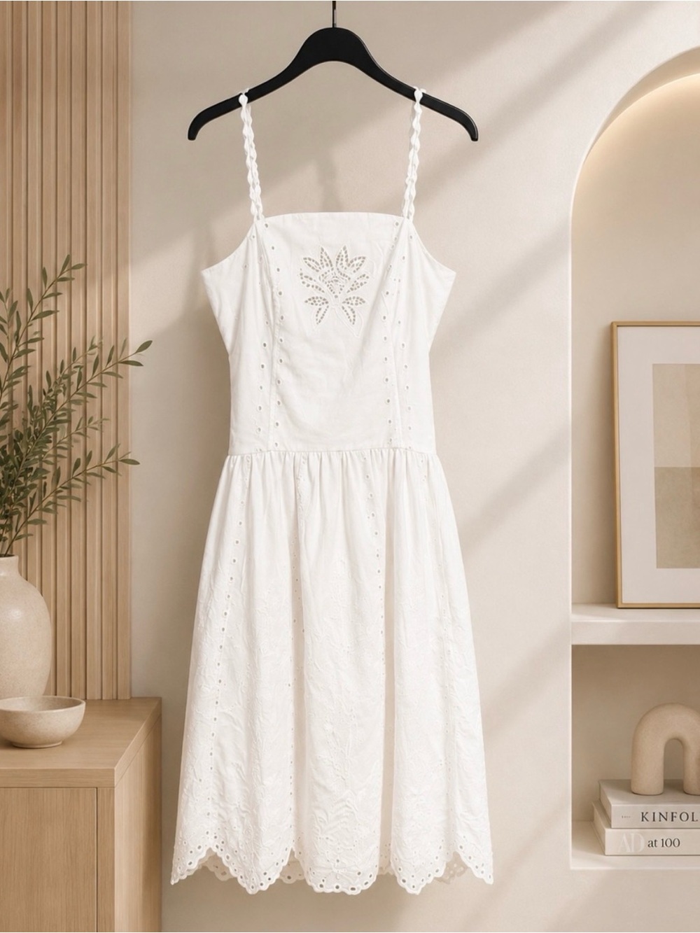 White Linen Dress by House of Harlow